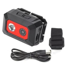 2 IN 1 Head Strap Camera W/LED Headlight 1.3MP HD 1080P Night Vision NEW