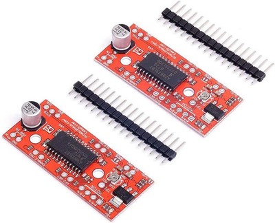Hiletgo 2Pcs A3967 Stepper Motor Drive Board Easydriver Stepper Motor Driver for