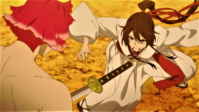 Anime hells paradise jigokuraku yamada asaemon sagiri Custom Gaming Mat Desk