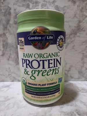 Garden of Life Raw Organic 20g Protein & Greens Vanilla 19.4 OZ 1/2027