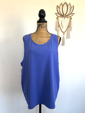 Womans Ribbed Sleeveless Sweat Wicking Breath...