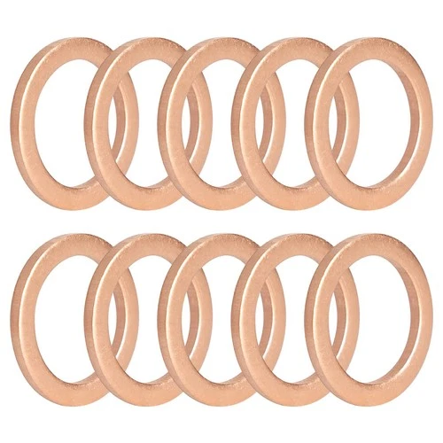 M12 Copper Oil Drain Plug Crush Washer Gasket Fits for BMW, M12 x 17 x 1.5, 1... - Picture 1 of 6