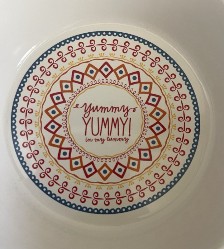 Celebrate It Scalloped Personal Pie Dishes NEW! With Sayings, ceramic - set of 4