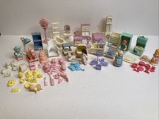 Lote De 100 Accesorios Magnéticos Fisher Price Precious Places 1988 De Colección Personas