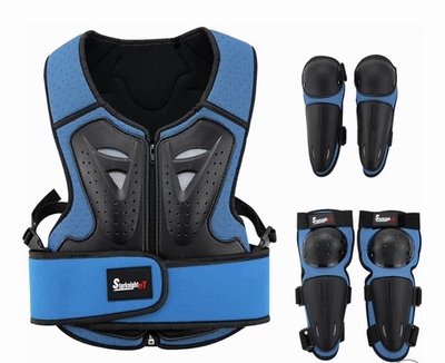 #ad StarknightMT Kids Motorcycle Dirt Bike Gear Youth Riding Gear Zipper Broken $25.00