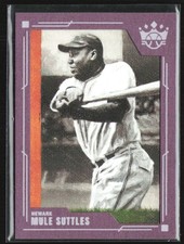 Mule Suttles 2022 Panini Diamond Kings Plum Frame #64 Newark Eagles