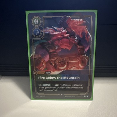 Ornn - Fire Below the Mountain SFD 189/221 Rare Spiritforged Riftbound NM