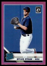 2019 Donruss Optic Pink #59 Myles Straw Rookie Houston Astros