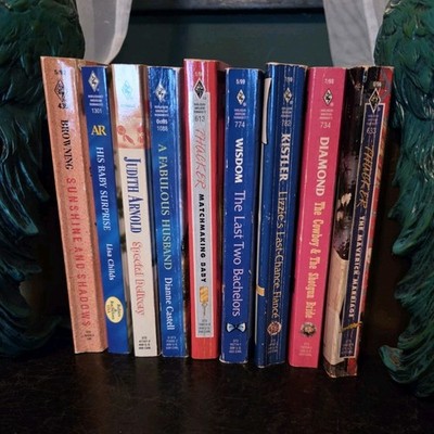 Harlequin American Romance PB Lot of 9 books Relationship Wedding Babies Cowboys