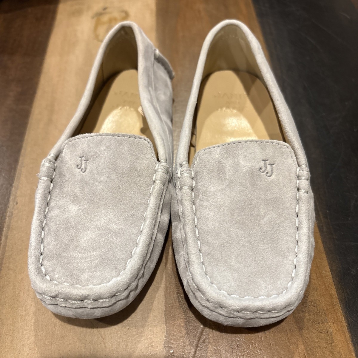 janie and jack toddler size 6 tan suede leather penny  Janie & Jack toddler Suede Loafer Sneaker size 5 main image 2