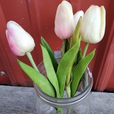 4 Piece Artificial Flower's Garden Tulips / Flower Tulip Bouquet Decor Home...