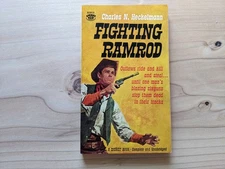 Fighting Ramrod by Charles Heckelmann Gerald Powell Cover Pulp Western 2nd Print