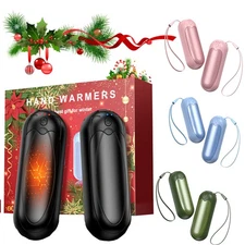 Hand Warmers Rechargeable 2 Pack, Portable Hand Warmers 7000mAh with 3 Levels