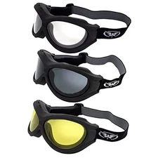  Big Ben Over The Glasses (OTG) Motorcycle ATV Dirt Bike Goggles Clear Smoke 