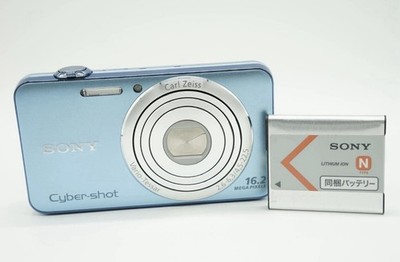 SONY Cyber-shot DSC-WX50 Blue Compact Digital Camera  Japan TESTED w/ Battery