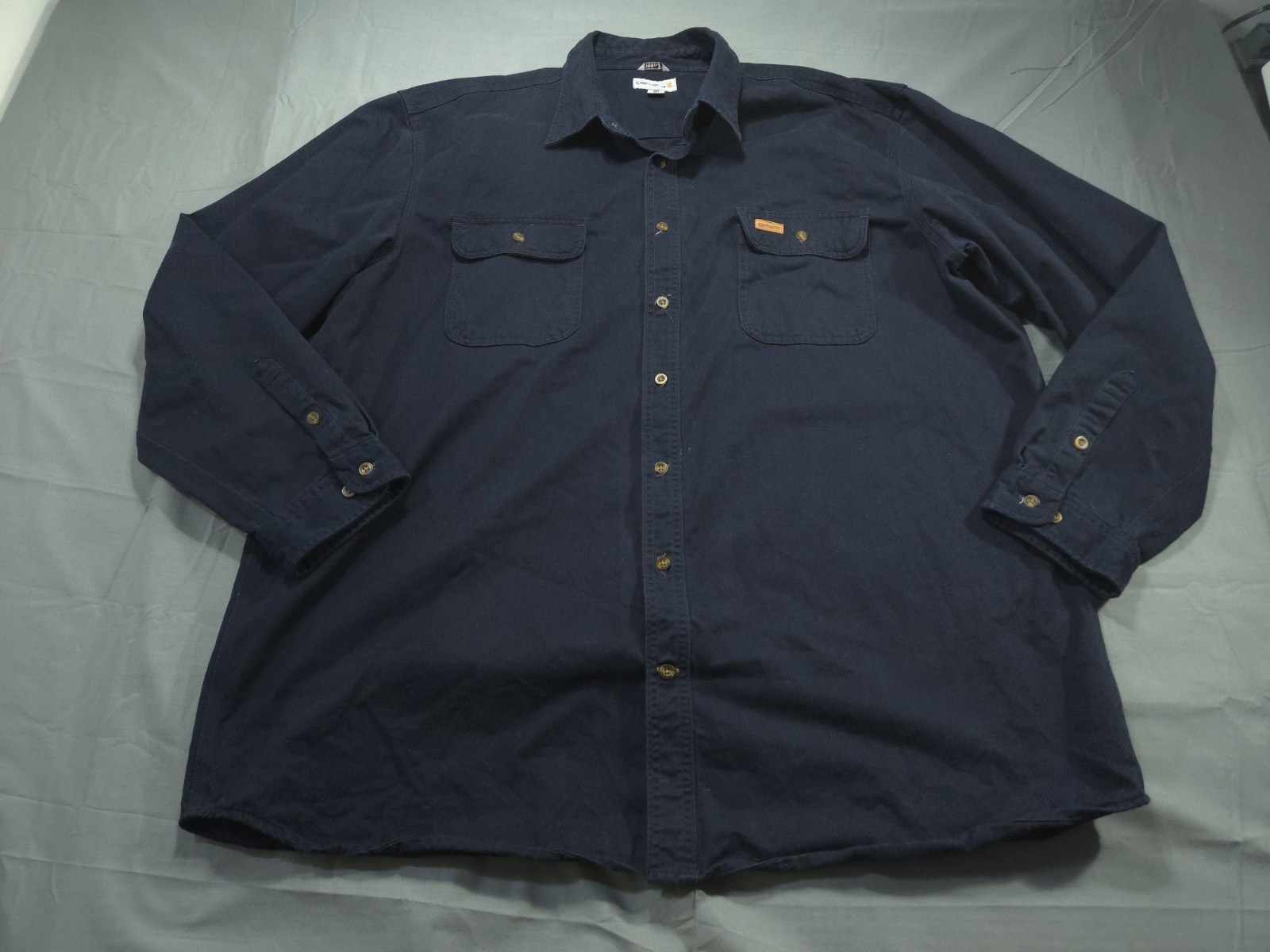 Carhartt Shirt Mens Triple Extra Large Tall Button Up Original Fit Oakman Work