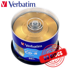 Verbatim AZO CD-R vinile digitale CD vuoto stile LP 700 M 52x colore oro - 50 dischi