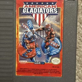 American Gladiators Nintendo Entertainment System NES Game Cartridge 1991 Tested