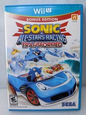 Sonic & All-Stars Racing Transformed Bonus Edition Nintendo Wii U Sega Game