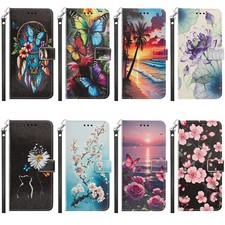 Patterned Flip Wallet Cover Case For Samsung Galaxy A57 A26 A17 A06 A22 A24 A07