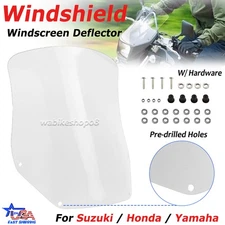 Windshield Windscreen Deflector Cover Kit For Suzuki DR650 2002-2023 DRZ400 S SM