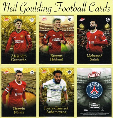 Topps UEFA Club Competitions 2023-24   FUGENZ   Fußball Karten #1 bis #50