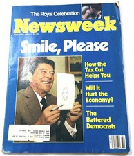 NEWSWEEK Magazine August 10 1981 Ronald Reagan Tax Cuts Princess Diana Wedding NEWSWEEK Magazine August 10 1981 Ronald Reagan Tax Cuts Princess Diana Wedding