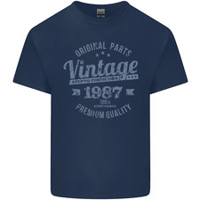 Vintage Year 39th Birthday 1987 Mens Cotton T-Shirt Tee Top