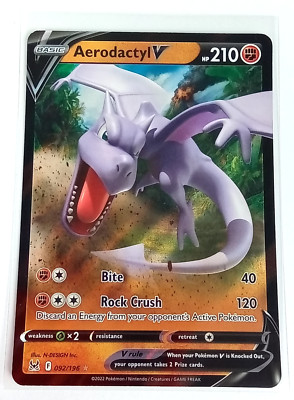 Aerodactyl V 92/196 Lost Origin Holo Rare Pokémon Card 2022 | eBay