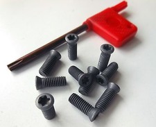 50pcs Insert Torx Screw for Carbide Inserts Lathe Tool Screwdriver M4.5 to M6