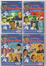 Complete Set of Four 1981 True Value Pat Summerall's Sports Stars Booklets