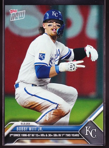 2023 Topps Now 645 Bobby Witt Jr.