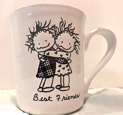 Marci '' Best Friends '' Friendship Bonds 3 D Enesco Coffee Tea Mug 4 1/2"  Tall | eBay