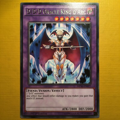 D/D/D Orakelkönig D'Arc - YuGiOh - Rare - CORE/MP16 - Mint Karte!