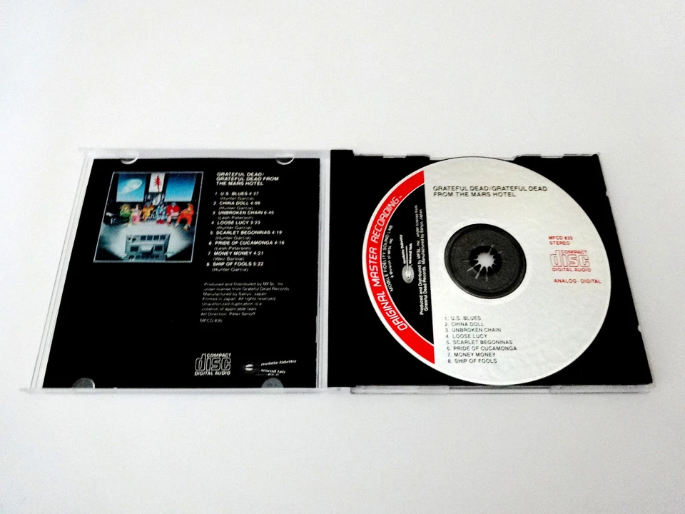 Grateful Dead From The Mars Hotel 1974 Original Master Recording MFSL Japan CD - Imagem 3 de 4