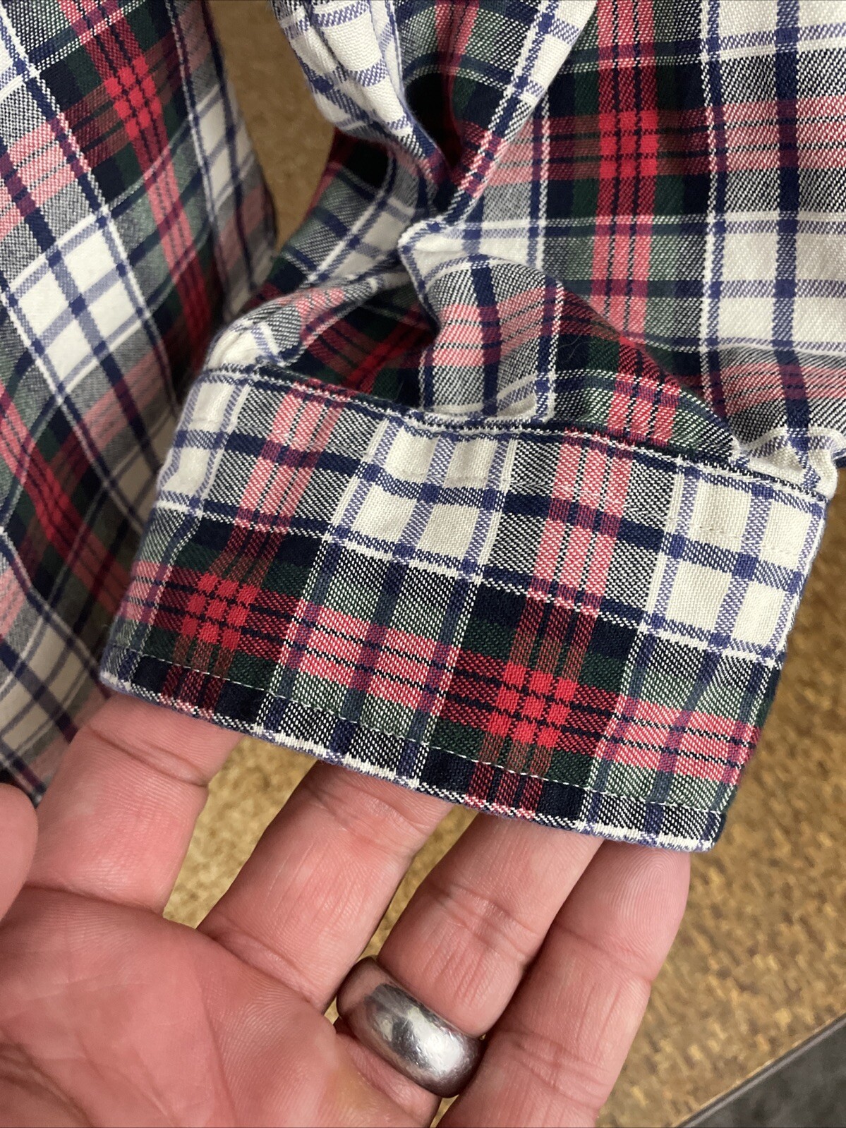 Polo Ralph Lauren Manica Lunga Classica Camicia A Quadri Pony Taglia L Personalizzata