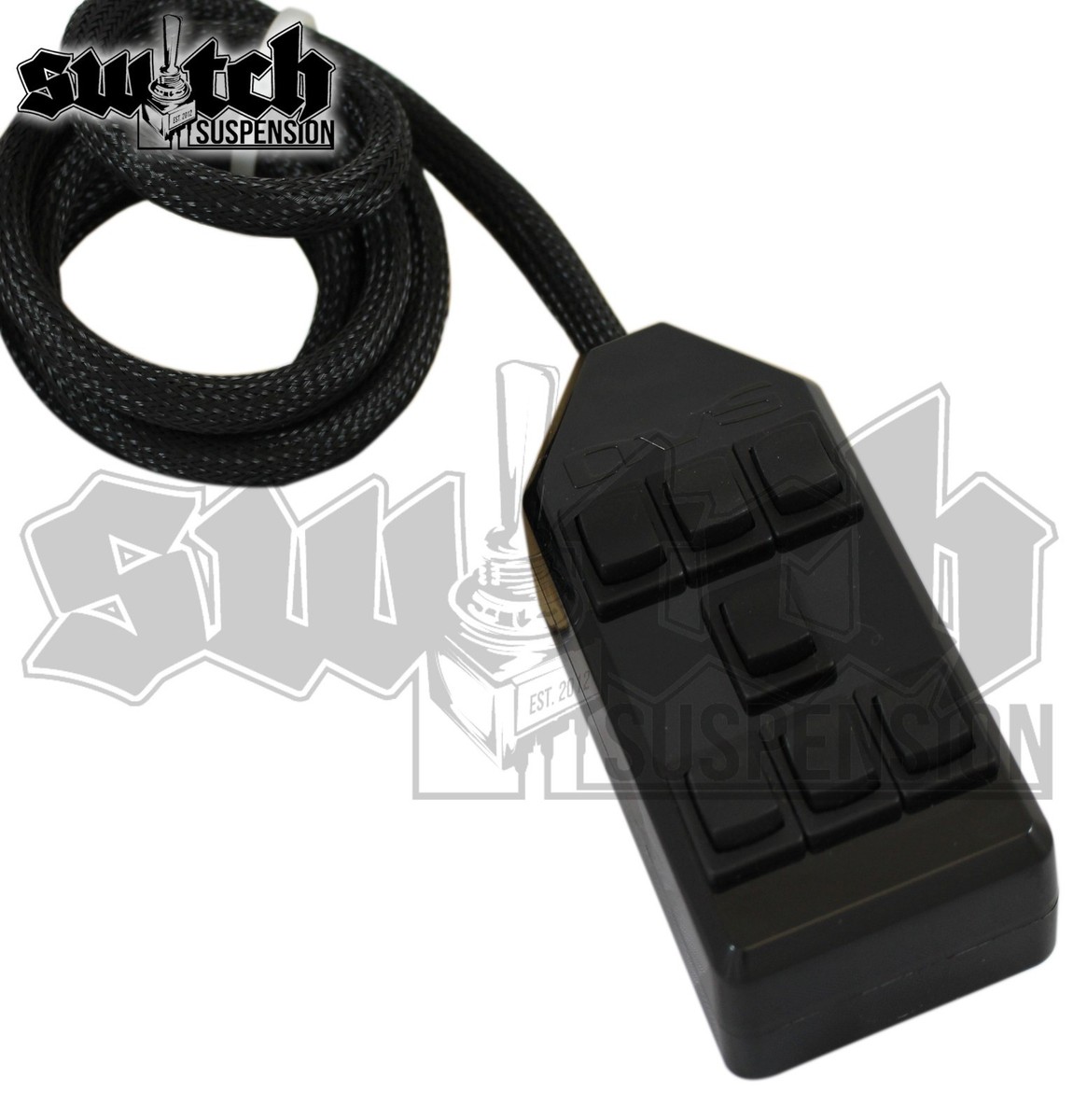 AVS Black 7 Switch Box Rocker Air Suspension Controller 2day