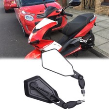 10mm Foldable Motorcycle Rearview  Mirrors For Lexmoto Diablo Aspire 50CC 125CC