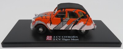 Selten hachette Eligor Auto Plus Nr. 100 Citroen 2CV Tiger Meet 1/43 IN Ovp Box