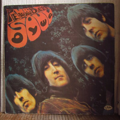 THE BEATLES - RUBBER SOUL !!! EXTRA RARE COVER PRINTED ON MARINE