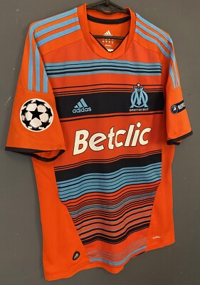 MEN'S FC MARSEILLE OLYMPIQUE 2011/2012 UEFA SOCCER FOOTBALL SHIRT