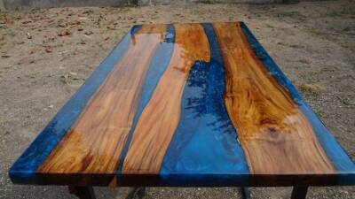 122cm x 76.2cm Epoxid Harz Kaffee Table Top / Zähler Heim/Büro Dekor