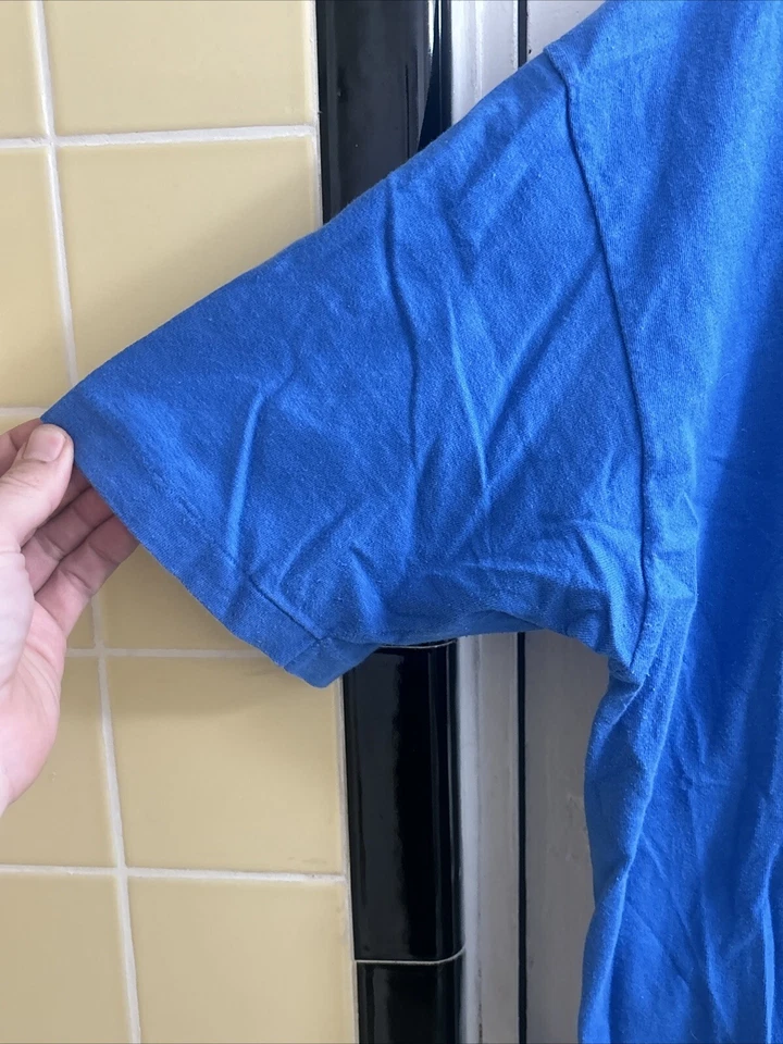 Vintage 1991 Duke Blue Devils National Champions Blue Shirt Hanes 2XL FREE SHIP - Image 3 of 4