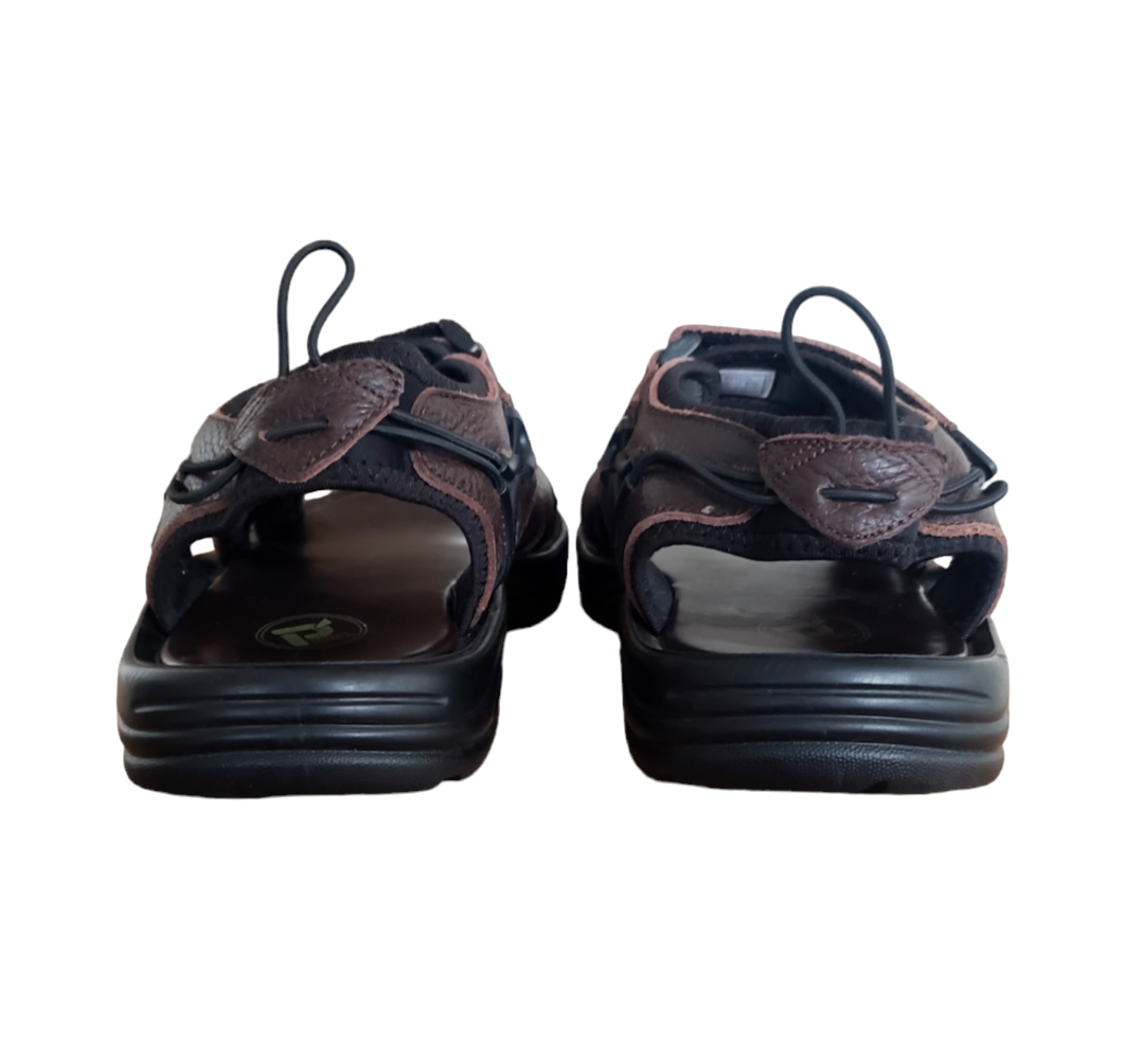 Propet Surfwalker II Sport Sandals Men Sz 12 Brown Leather  display picture 1