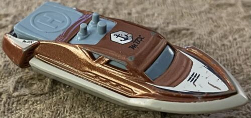 2015 Matchbox Hydro Cruiser Boat MB1015 Bronze Blue Next Gen Shipyacht Thailand - Picture 2 of 5