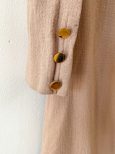 Vintage Wool Dress Hudson's Bay Bob Schulz Size 34 Women's Wool Winter Lined 70s - Picture 6 of 10