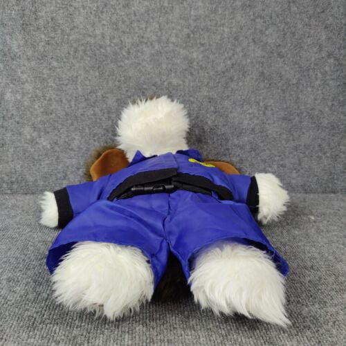 Build A Bear Dog Plush Puppy Ski Suit Winter Sports Shaggy Sheep Dog Stuffed Toy - Picture 5 of 11