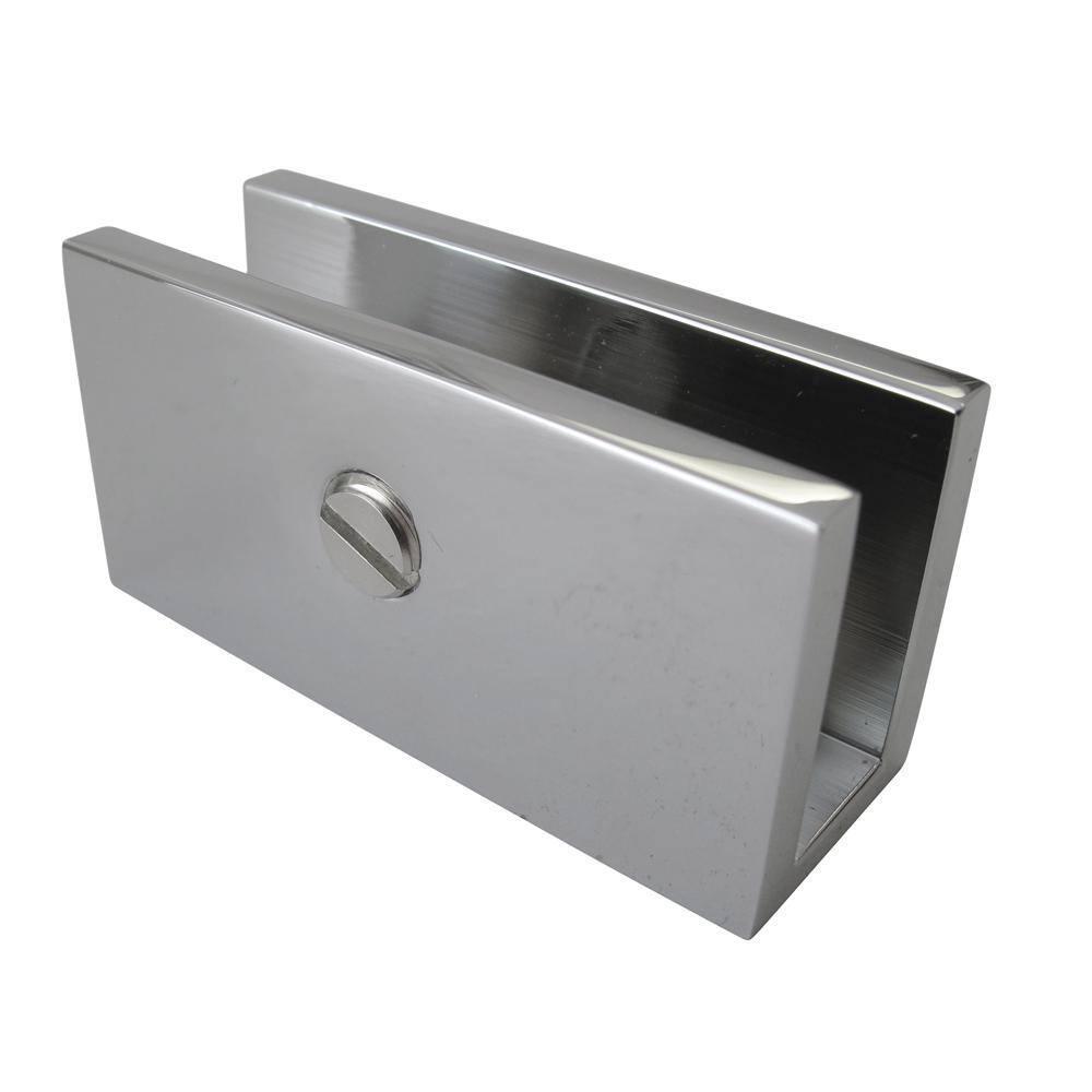 Glass Warehouse Shower Door W/Out Handle 46"x78" Frameless Fixed Panel