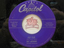 Ray Anthony & His Orchestra – Flip Flop / Hurricane Anthony, 45 RPM EX (26B)