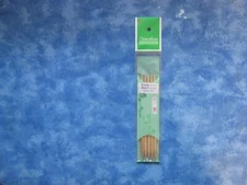 CHIAOGOO DOUBLE POINT PREMIUM BAMBOO 5" KNITTING NEEDLES SIZE 7 NIP B
